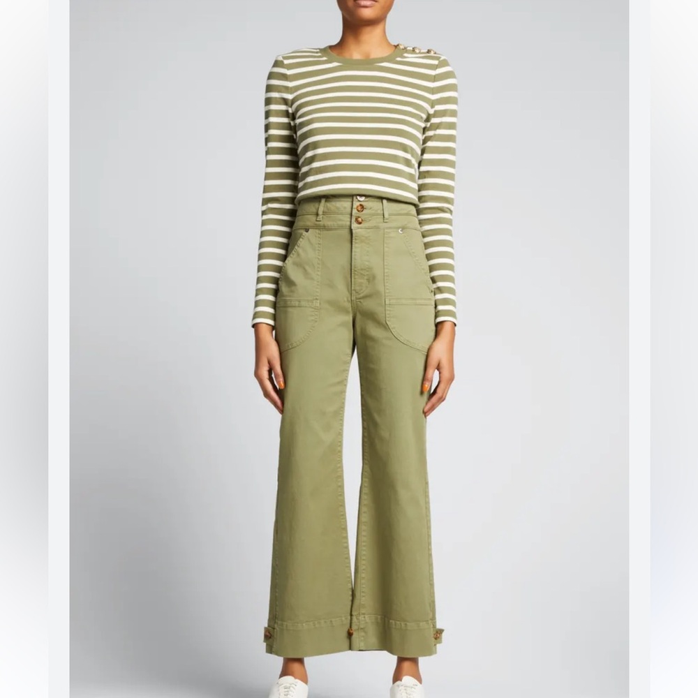 Veronica Beard -Marley Pant With ankle tabs